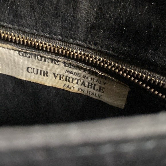 Habdbag pour femme Fait en Italie Cuire Véritable!!Handbad crocro style 8.5/10 - Picture 2 of 4